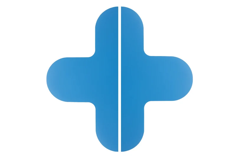LongLife Rounded - Bodenmarkierung 90mm, Hellblau, 50 St. / Pack.
