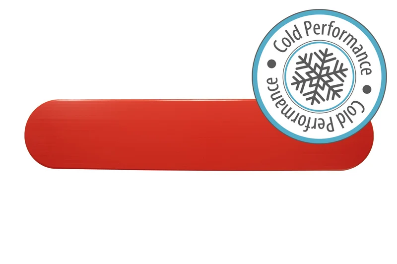 LongLife Rounded CP - Bodenmarkierung Längsmarkierung, selbstklebend 90 x 450mm, Rot, 50 St. / Pack.