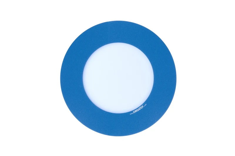 LongLife Klarsicht - Bodenmarkierung Bodenfenster - Kreis, selbstklebend 210mm (Ø), Hellblau, 10 St. / Pack.
