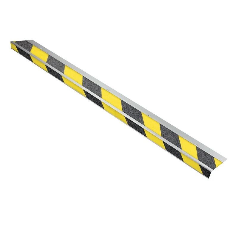 Treppenkantenprofil Universal, Schwarz/Gelb, 1000 x 90 x 33mm (L x B x T)
