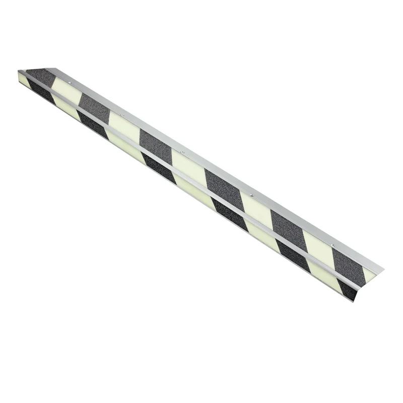 Treppenkantenprofil Universal Nachleuchtend, Schraffiert/Nachleuchtend, 600 x 90 x 33mm (L x B x T)
