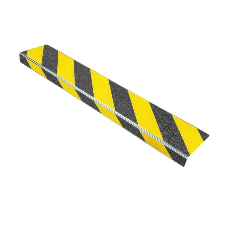 Treppenkantenprofil Slim, Schwarz/Gelb, 800 x 100 x 31mm (L x B x T)