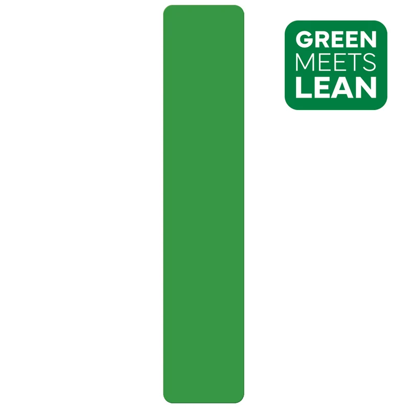LongLife Eco - Bodenmarkierung Längsmarkierung, selbstklebend, 50 St. / Pack., 50 x 250mm (B x L), Grün