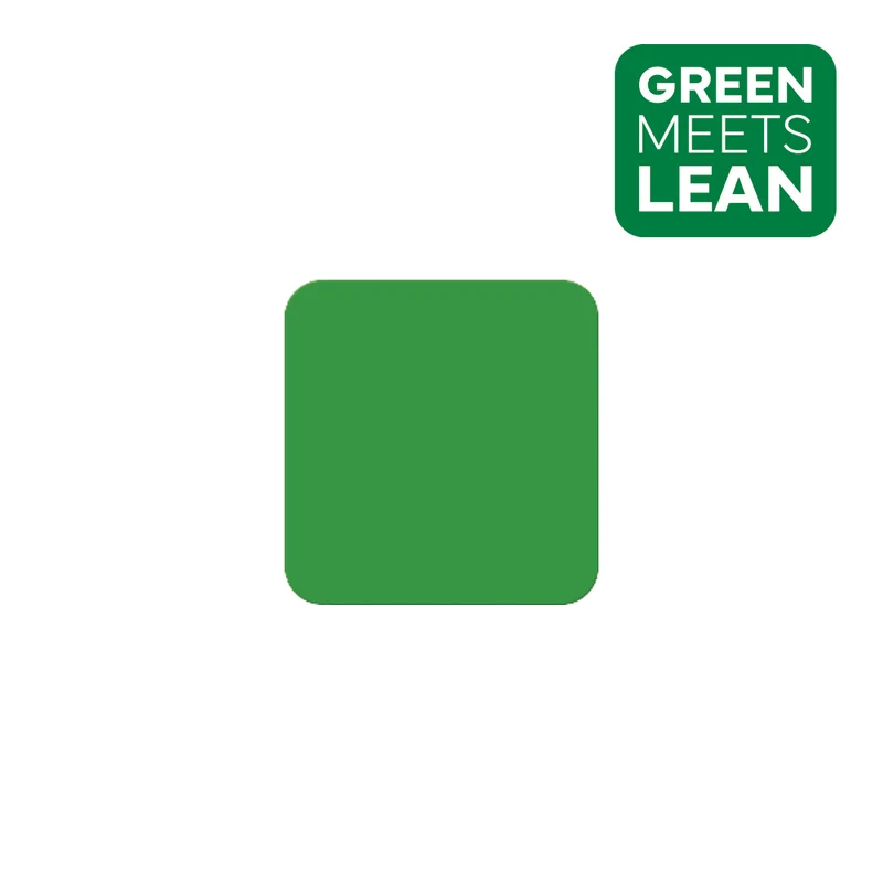 LongLife Eco - Bodenmarkierung Quadrat, selbstklebend, 50 St. / Pack., 50 x 50mm (B x L), Grün