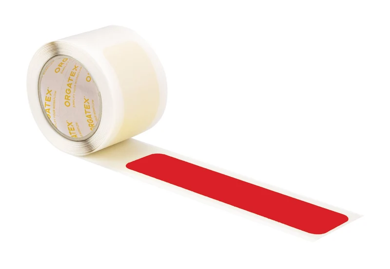 Längsmarkierung auf Rolle, segmentiert, 75mm, 25m, Rot