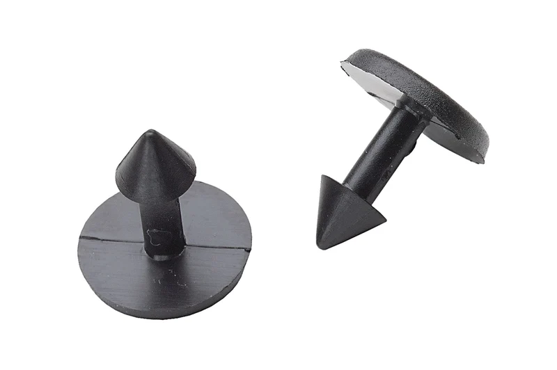 Kunststoffpikser Anhängepikser für Sichttaschen, Schwarz, 50 St. / Pack.