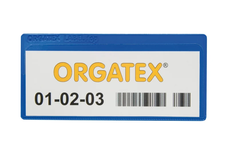 LabelTop Etikettenträger, selbstklebend 35 x 107mm, Blau, 50 St. / Pack.