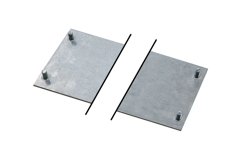 Monorail 40 - Bahnhofsystem Verbindungsblech, 400mm Spurbreite, 2 St. / Pack.