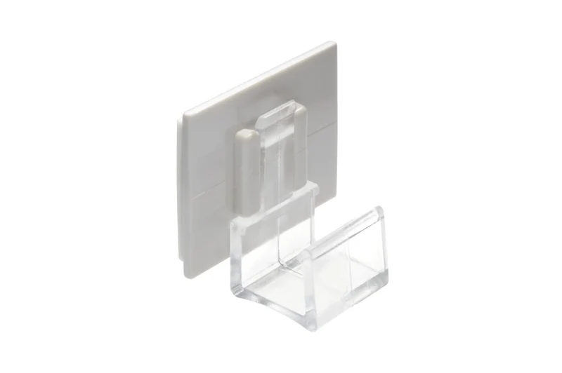 Plakatrahmensystem - 200er Serie Wandhalter mit Rahmenclip, selbstklebend, 10 St. / Pack.
