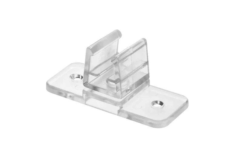 Plakatrahmensystem - 100er Serie Halter mit Rahmenclip, zum Anschrauben, 10 St. / Pack.