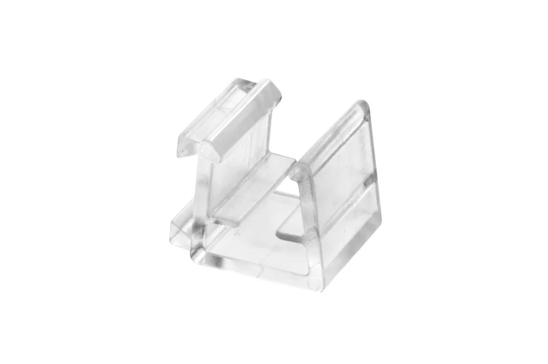 Plakatrahmensystem - 100er Serie Rahmenclip / Adapter, Transparent, 10 St. / Pack.