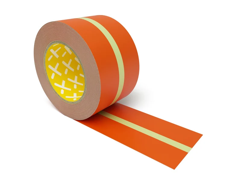 Nachleuchtendes Band, Orange, 75mm(B)