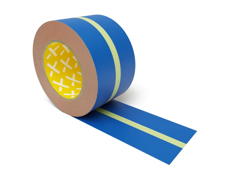 Nachleuchtendes Band, Blau, 75mm(B)