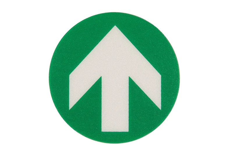 LongLife - Bodenmarkierung Punkt, selbstklebend, Grün/Weiß, 20 St. / Pack.