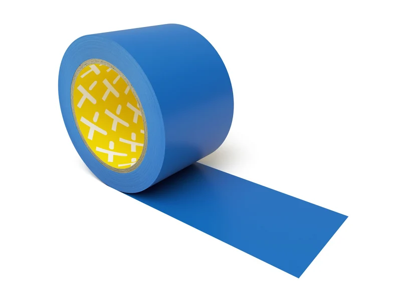 Longlife Low Duty - Bodenmarkierung Bandware, selbstklebend 75mm, Blau, 2 Ro. / Pack.
