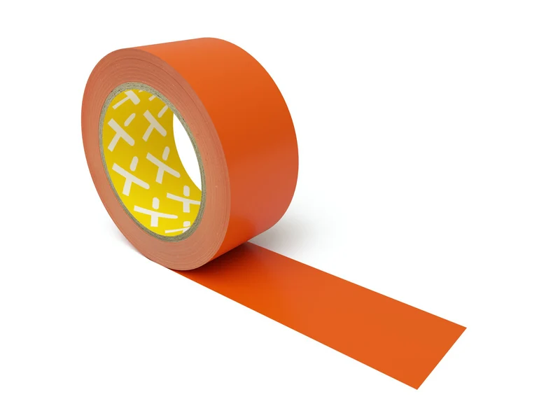 Longlife Low Duty - Bodenmarkierung Bandware, selbstklebend 50mm, Orange, 3 Ro. / Pack.