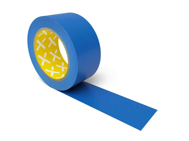 Longlife Low Duty - Bodenmarkierung Bandware, selbstklebend 50mm, Blau, 3 Ro. / Pack.