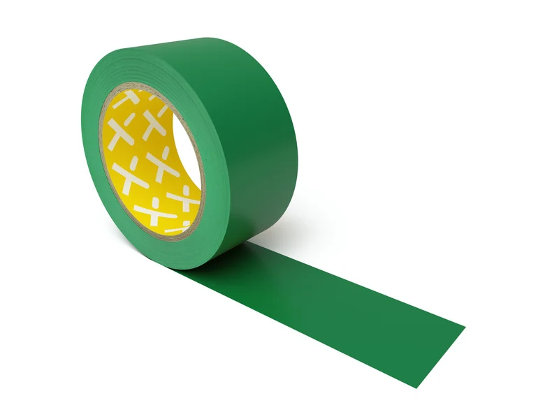 Longlife Low Duty - Bodenmarkierung Bandware, selbstklebend 50mm, Grün, 3 Ro. / Pack.