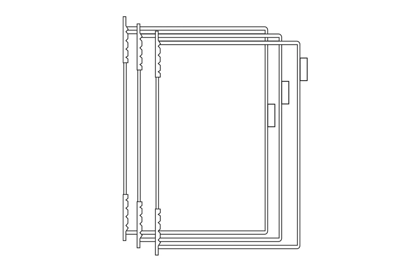 Klarsichttafel - Informationssystem Beschriftungsreiter, zum Aufstecken, Transparent, 10 St. / Pack.