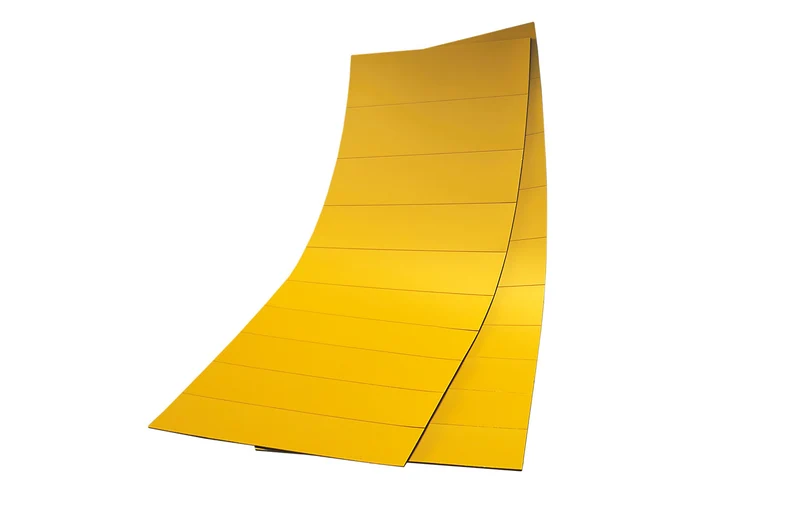 Lager-Schild Etikett, magnetisch, Gelb, 50 x 150mm (H x B), 100 St. / Pack.