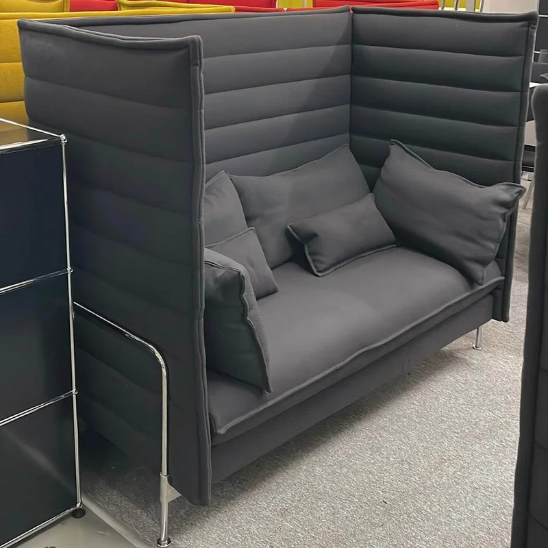Vitra Alcove Zweisitzer Grau