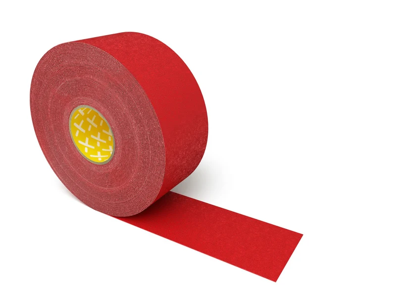 Longlife Grip - Bodenmarkierung Bandware, selbstklebend 100mm, Rot