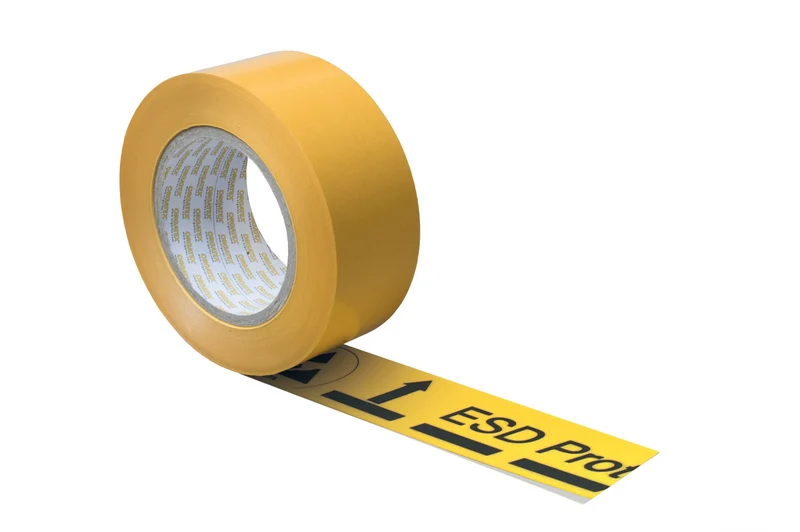 LongLife - Bodenmarkierung Bandware, selbstklebend 75mm, ESD Protected Area