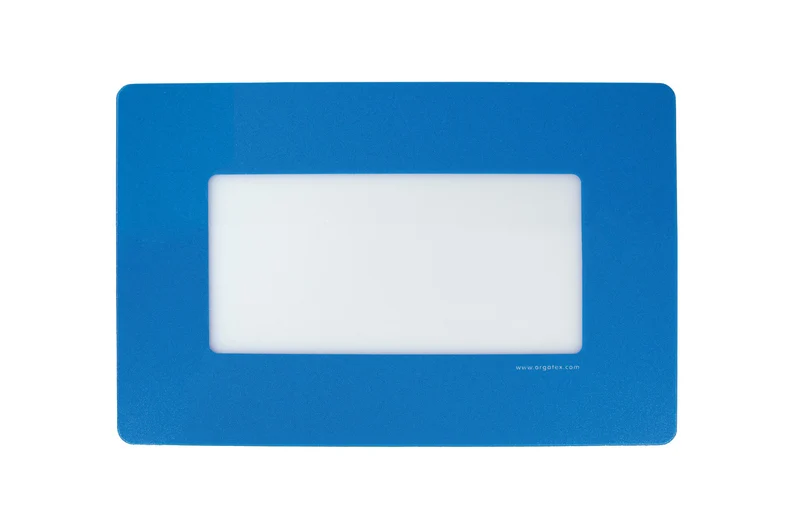 LongLife Klarsicht - Bodenmarkierung Bodenfenster, selbstklebend 1/3 DIN A4, Hellblau, 10 St. / Pack.