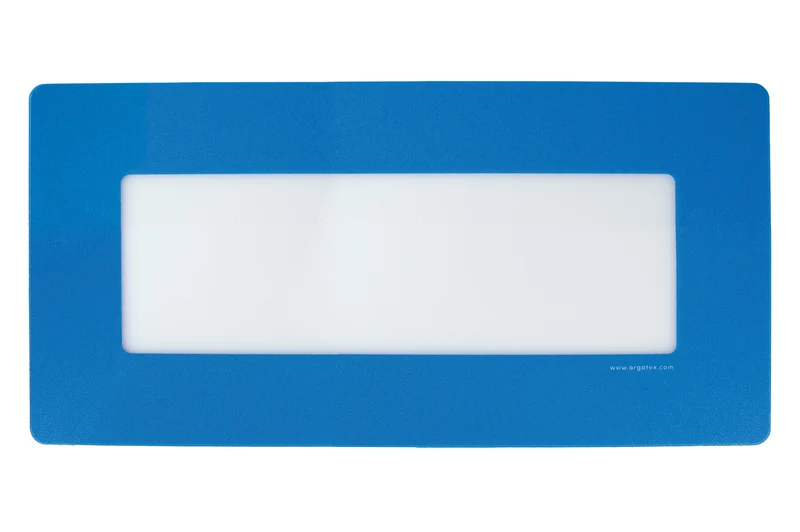 LongLife Klarsicht - Bodenmarkierung Bodenfenster, selbstklebend 1/2 DIN A4, Hellblau, 10 St. / Pack.