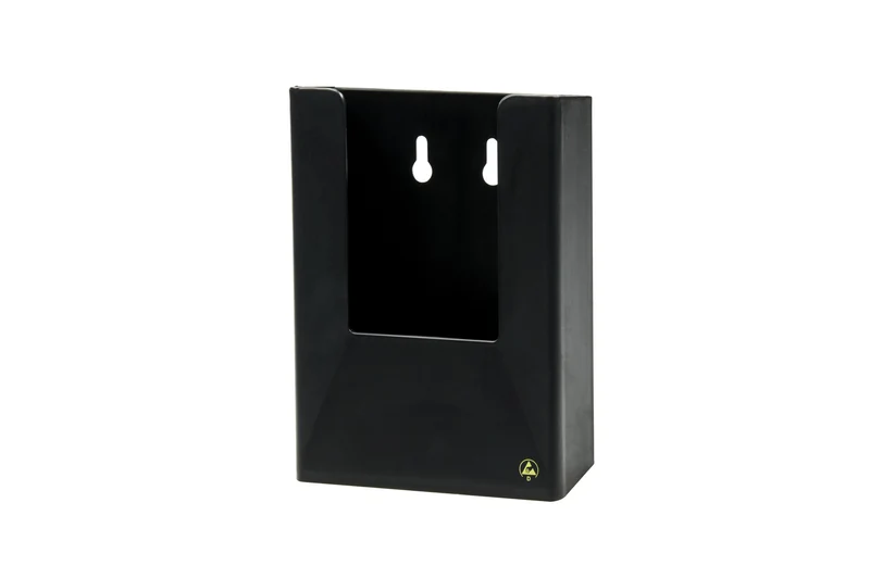 Kanban-Box ESD Briefkasten, zum Aufhängen, Schwarz, 2 St. / Pack.