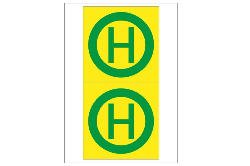 ET136-HALTESTELLE Kartoneinlagen DIN A4 Bogen, vorperforiert, 136 x 136mm (H x B), 5 St. / Pack.
