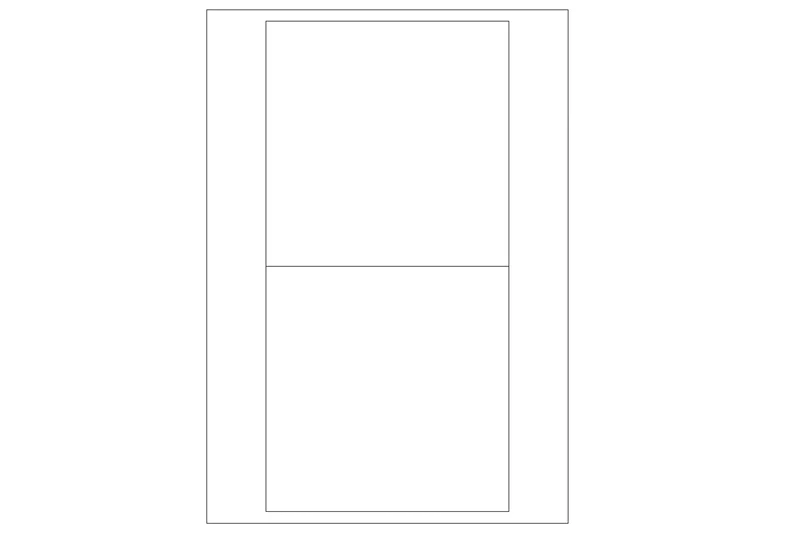 ET136 Kartoneinlagen DIN A4 Bogen, vorperforiert, 136 x 136mm (H x B), 10 St. / Pack.