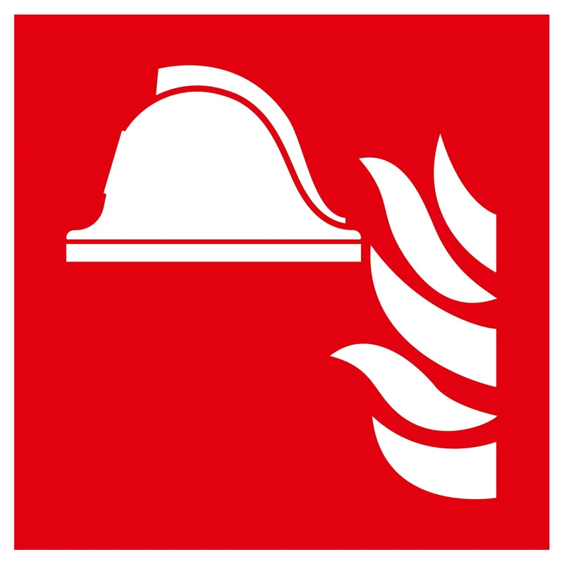 Nachleuchtendes Brandschutzzeichen Mittel&Geräte zur Brandbekämpfung