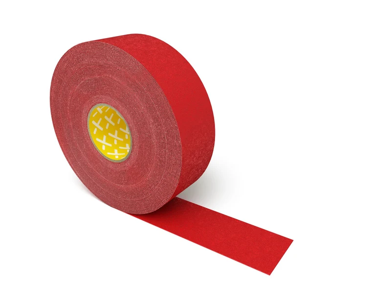 Longlife Grip - Bodenmarkierung Bandware, selbstklebend 75mm, Rot