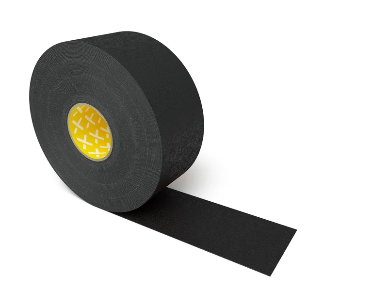 Longlife Grip - Bodenmarkierung Bandware, selbstklebend 100mm, Schwarz