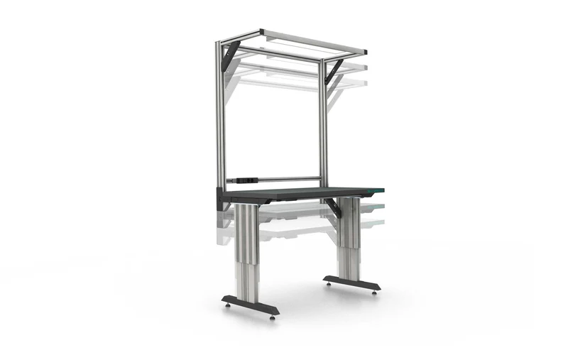 Montagearbeitsplatz I40, USB, Hubeinheit SL 2430 EU 2, 1200 x 600mm