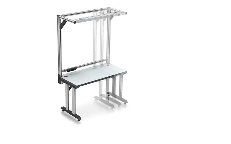 Montagearbeitsplatz I40, 1400mm(B) x 700mm(T) x 750mm(H), USB