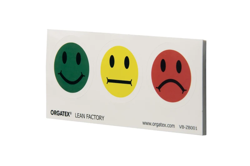Smiley-Aufkleber Aufkleber mit Statussymbolen, 1200 Stk. / Pack.