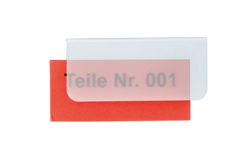 Systembox ESD - Einstecksystem Einsteckschild, klein, ESD, 10 St. / Pack.
