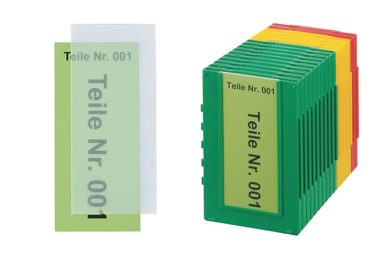 Systembox - Einstecksystem Einsteckschild, groß, 50 St. / Pack.