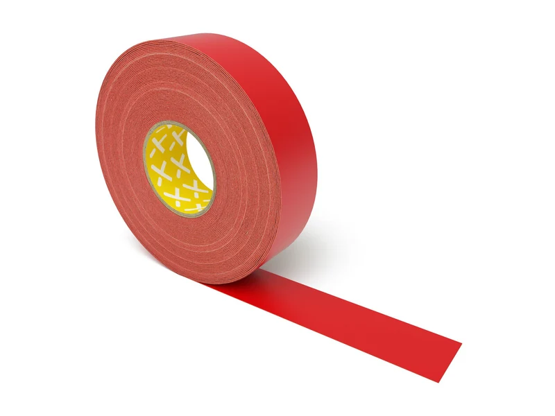 LongLife Rough Ground - Bodenmarkierung Bandware, selbstklebend, 50mm, Rot