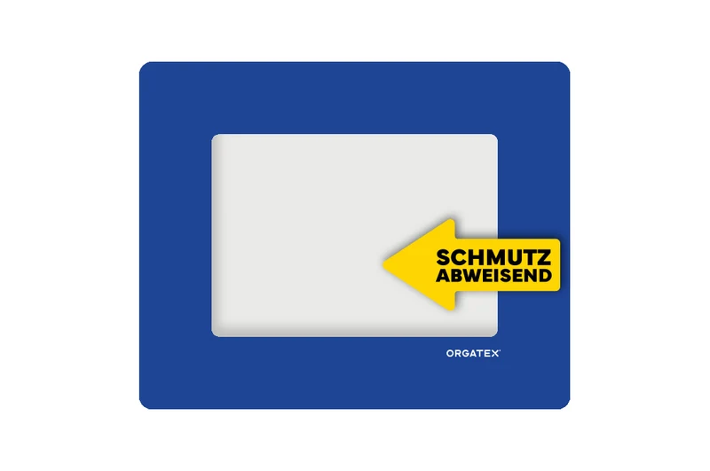 LongLife Klarsicht - Schmutzabweisend Bodenfenster, selbstklebend DIN A5, Dunkelblau, 10 St. / Pack.
