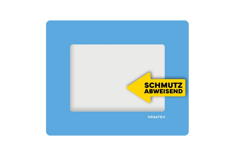 LongLife Klarsicht - Schmutzabweisend Bodenfenster, selbstklebend DIN A5, Hellblau, 10 St. / Pack.