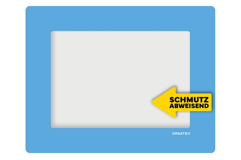 LongLife Klarsicht - Schmutzabweisend Bodenfenster, selbstklebend DIN A4, Hellblau, 10 St. / Pack.