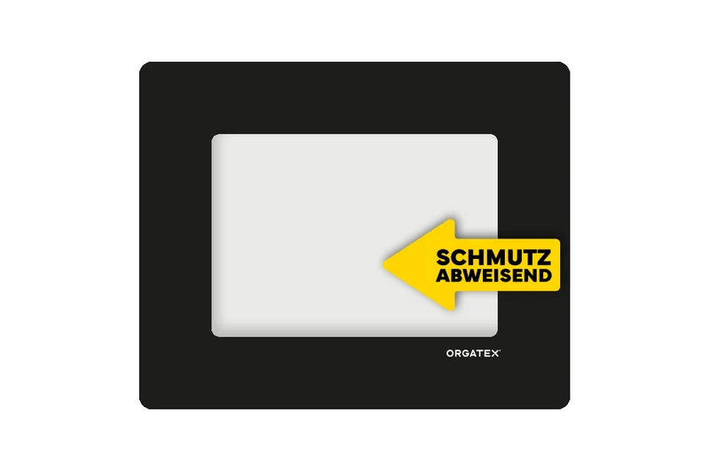 LongLife Klarsicht - Schmutzabweisend Bodenfenster, selbstklebend DIN A5, Schwarz, 10 St. / Pack.