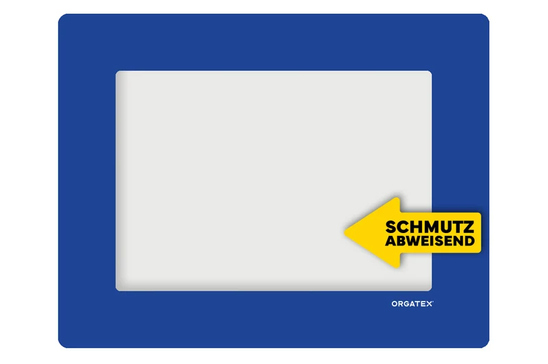 LongLife Klarsicht - Schmutzabweisend Bodenfenster, selbstklebend DIN A4, Dunkelblau, 10 St. / Pack.