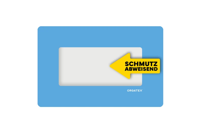 LongLife Klarsicht - Schmutzabweisend Bodenfenster, selbstklebend 1/3 DIN A4, Hellblau, 10 St. / Pack.