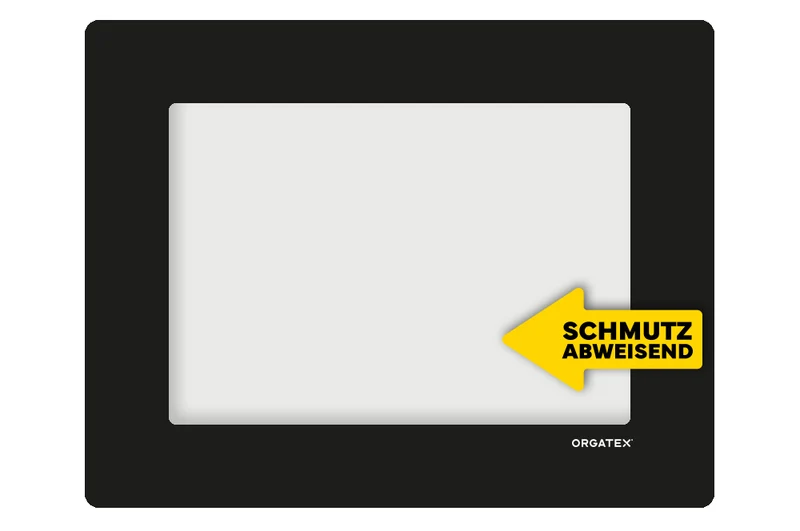 LongLife Klarsicht - Schmutzabweisend Bodenfenster, selbstklebend DIN A4, Schwarz, 10 St. / Pack.