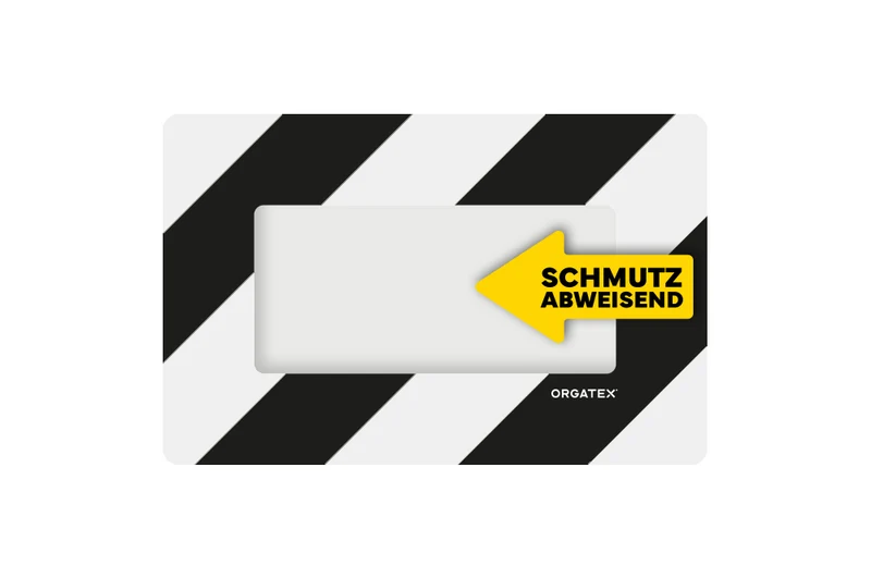 LongLife Klarsicht - Schmutzabweisend Bodenfenster, selbstklebend 1/3 DIN A4, Schwarz/Weiß, 10 St. / Pack.