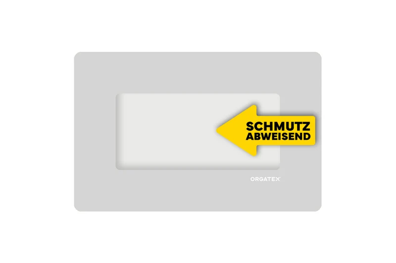 LongLife Klarsicht - Schmutzabweisend Bodenfenster, selbstklebend 1/3 DIN A4, Grau, 10 St. / Pack.